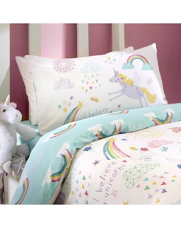 Bedlam Rainbow Unicorn Duvet Cover Set