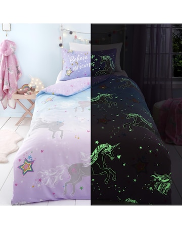Bedlam Ombre Unicorn Duvet Cover Set