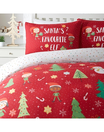 Bedlam Elf & Santa Duvet Cover Set