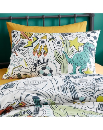 Bedlam Doodle Zoom Duvet Cover Set