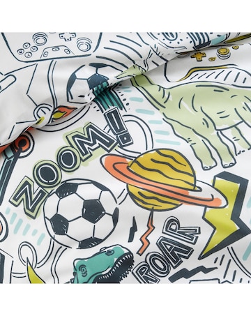 Bedlam Doodle Zoom Duvet Cover Set