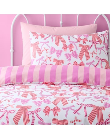Bedlam Bow and Stripes Duvet Cover Set
