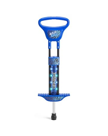 Xootz Wild Rider LED Pogo Stick - Blue