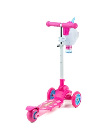 Xootz Unicorn Bubble Go Scooter - White