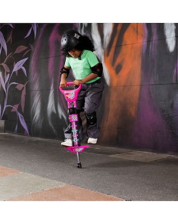 Xootz Wild Rider LED Pogo Stick - Pink