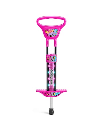Xootz Wild Rider LED Pogo Stick - Pink