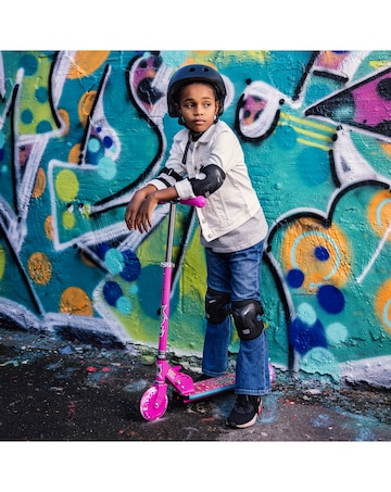 Xootz Wild Rider LED Scooter - Pink