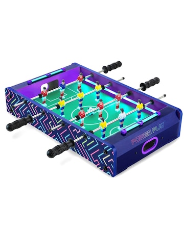20" LED Football Table Game - Navy Blue