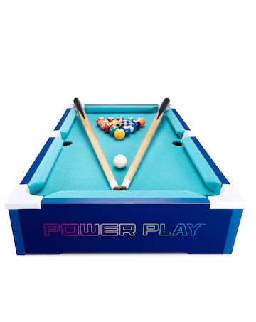 20" LED Pool Games Table - Navy Blue