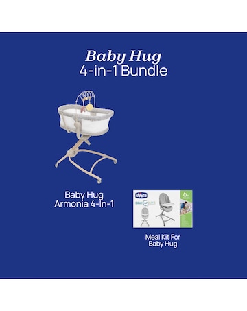 Chicco Baby Hug 4-in-1 Armonia Highchair Bundle