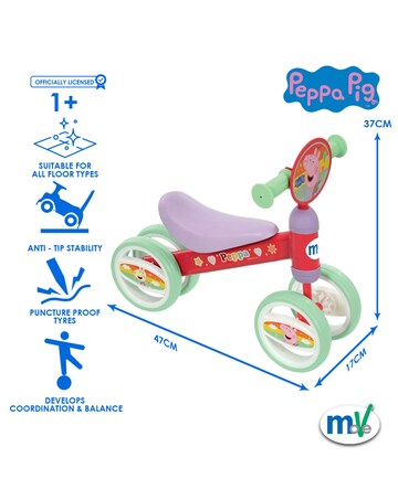 Peppa Pig Deluxe Bobble Ride-On