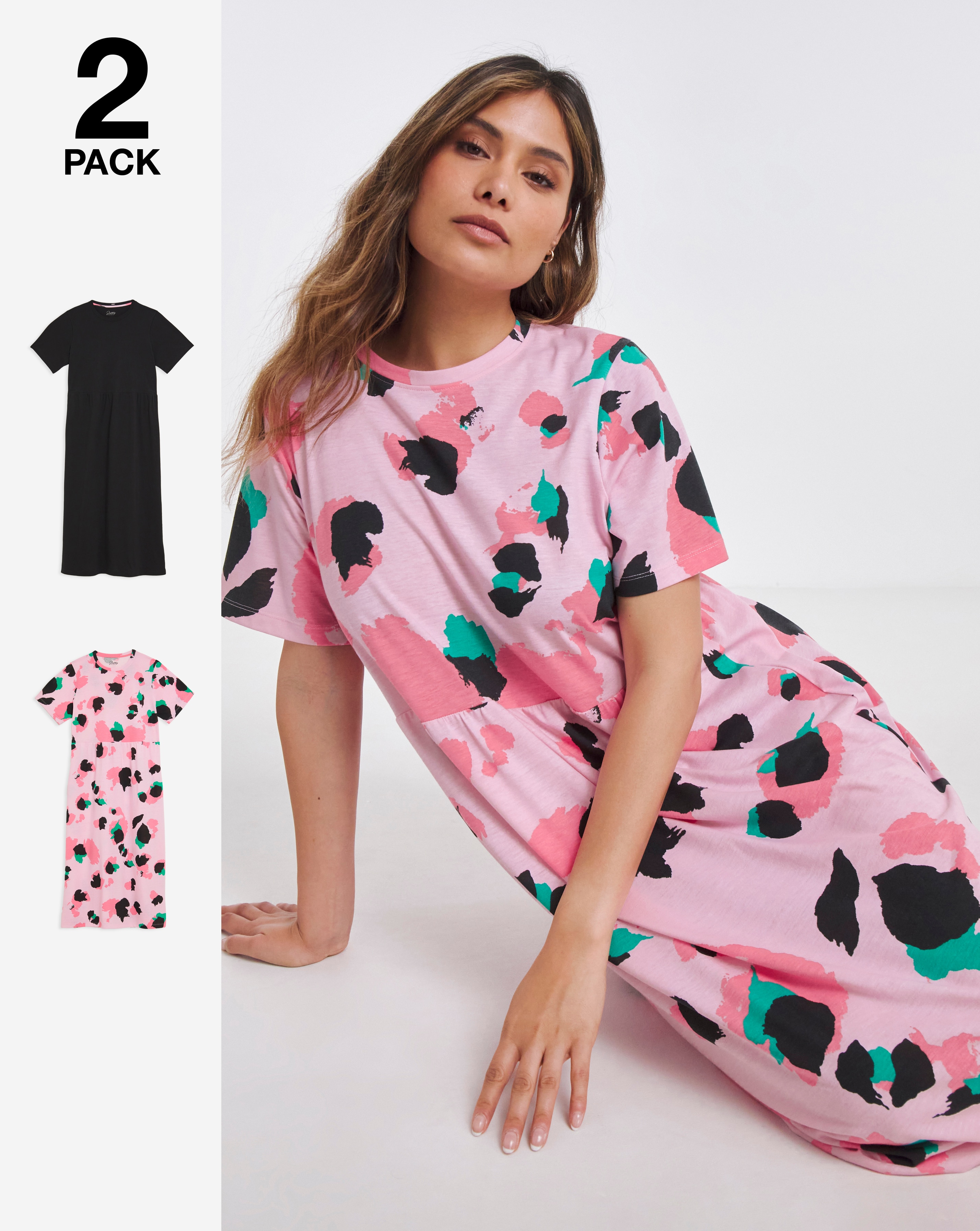 Pretty Secrets Value 2 Pack Maxi Nightie