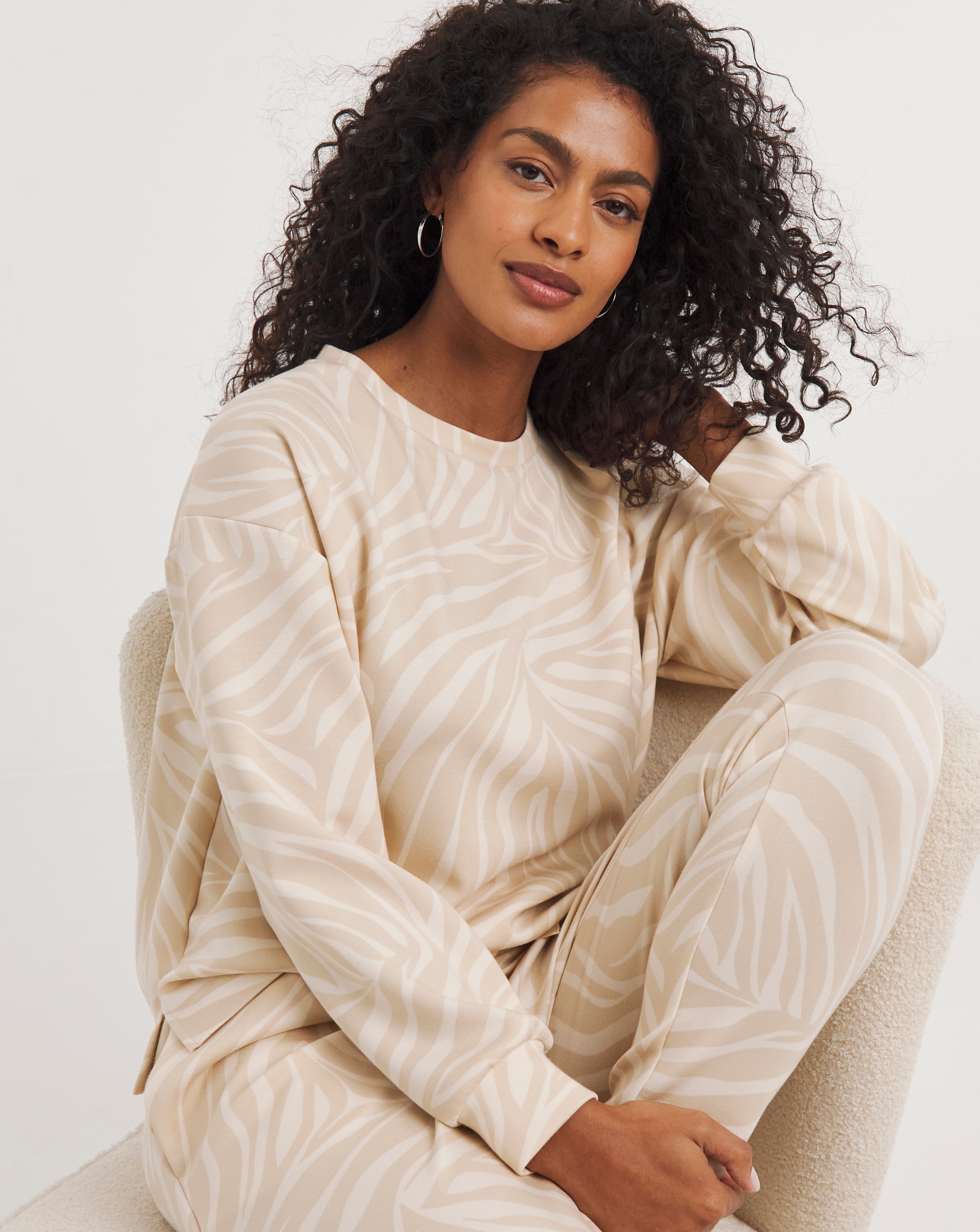 Figleaves Supersoft Printed Lounge Set