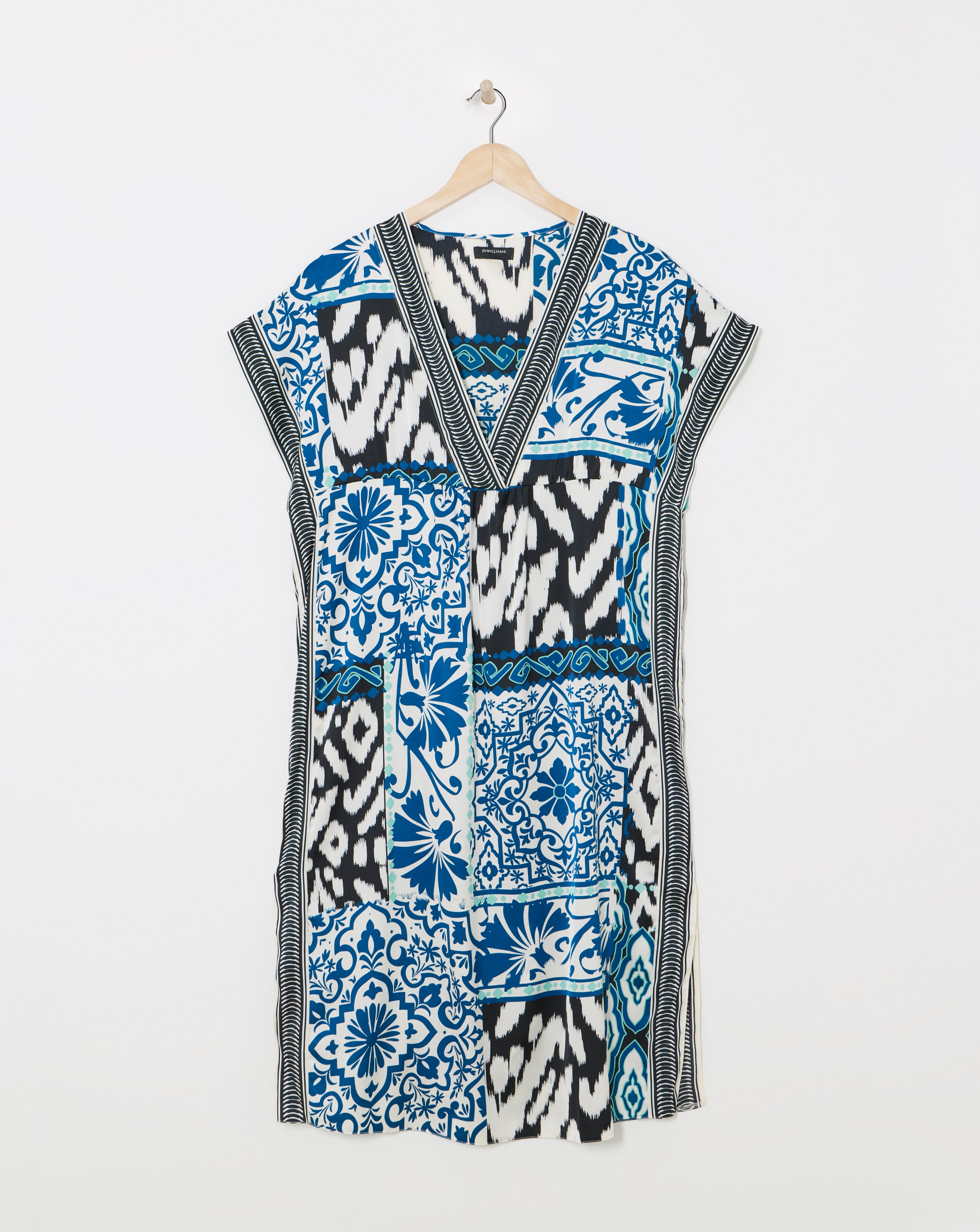 Stretch Satin Printed Nightie