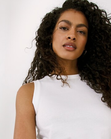 Cotton Relaxed Tank Top Vest