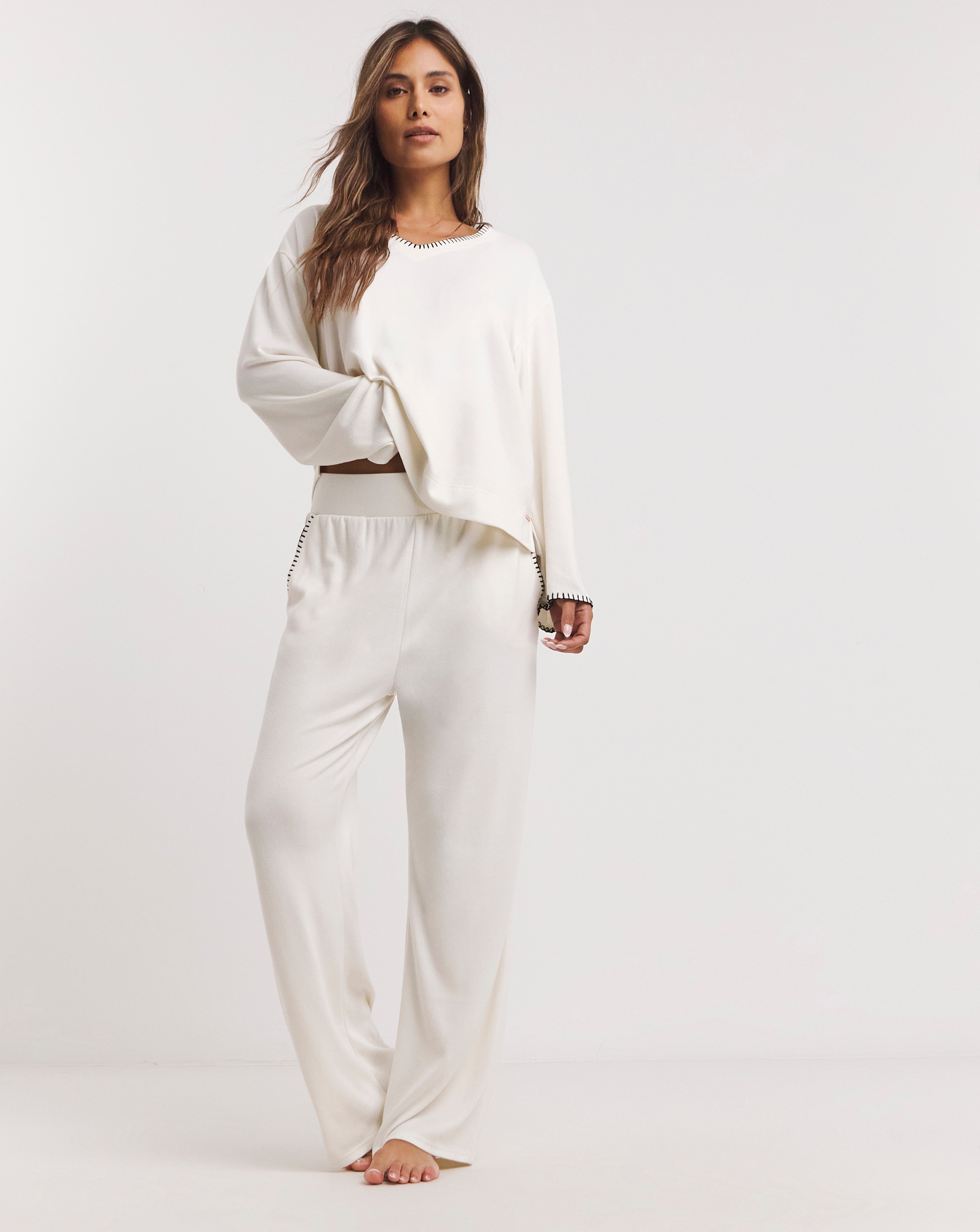 Figleaves Supersoft Stitch Lounge Set