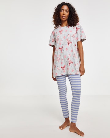 Pretty Secrets Value Lobster Print Pyjama Legging Set