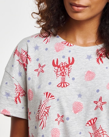 Pretty Secrets Value Lobster Print Pyjama Legging Set