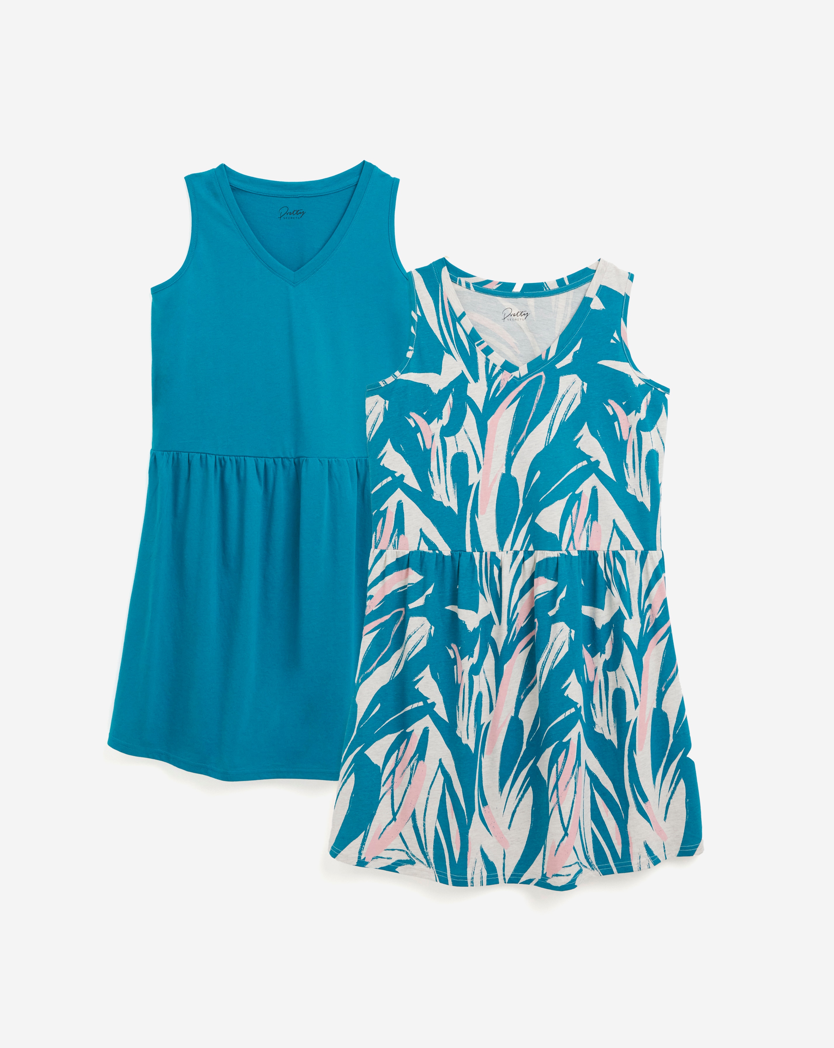 Pretty Secrets 2 Pk Sleeveless Nighties