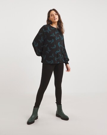 Julipa Long Sleeve Jersey Blouse