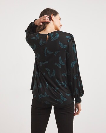 Julipa Long Sleeve Jersey Blouse