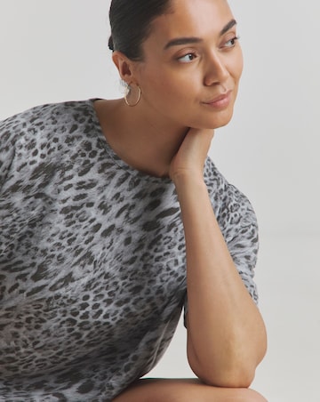 Simply Be (2 Pack) Value Pyjama Shortie Sets Grey Leopard