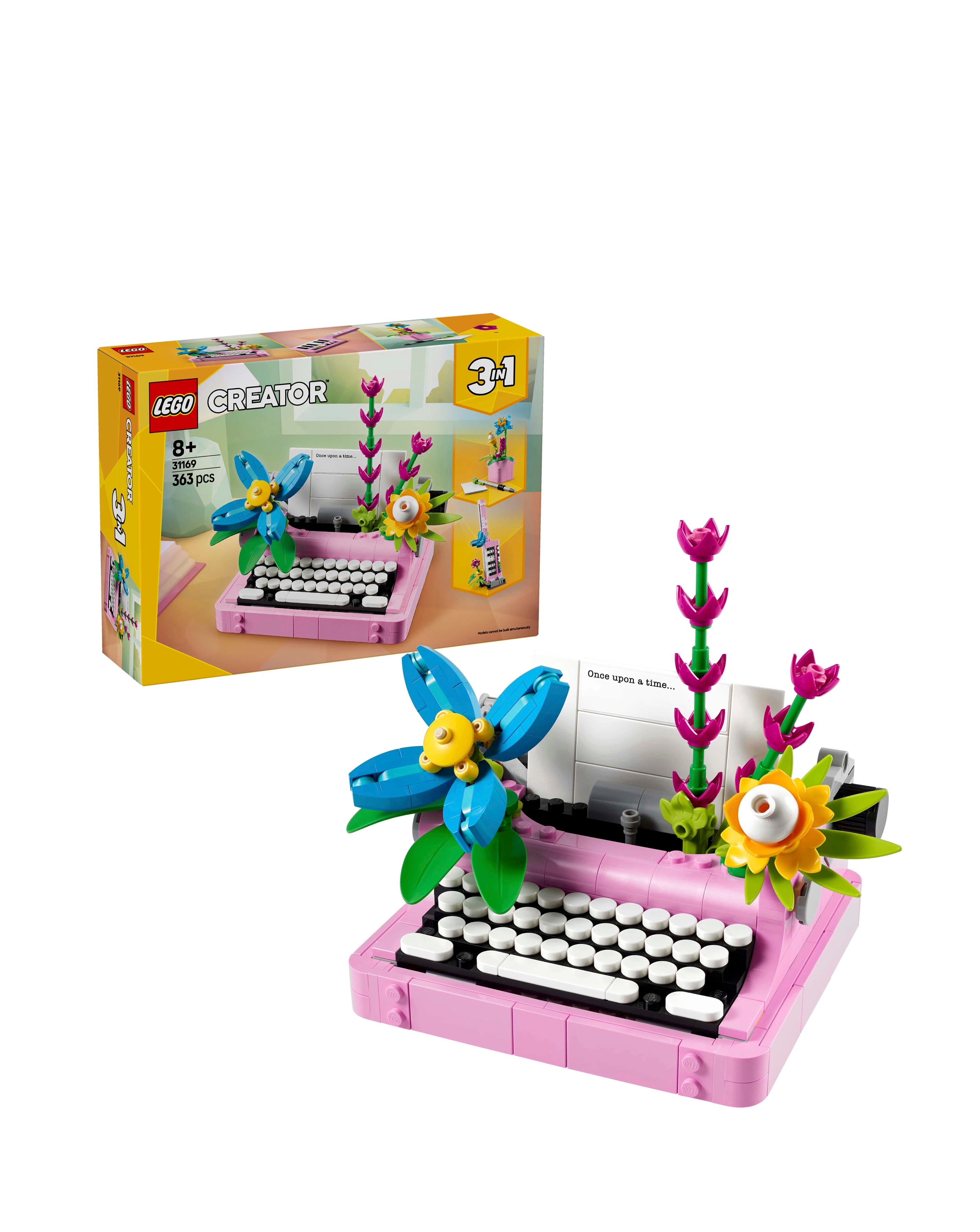 LEGO Creator 3in1 Typewriter with Flower