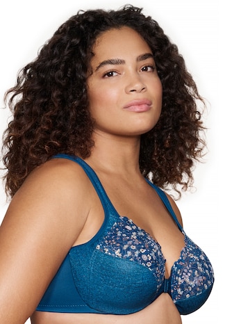 Glamorise Plus Size WonderWire Front-Fastening Bra 1245