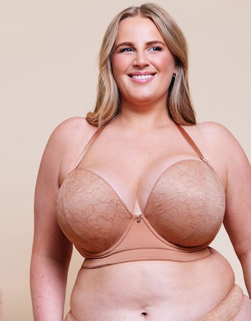 Curvy Kate Hey Girls SuperPlunge Strapless Multiway Bra Black/Latte