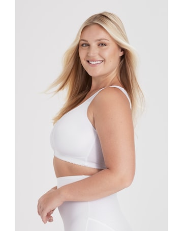 Miss Mary of Sweden Nova Front Fastening Non Wired Bra White