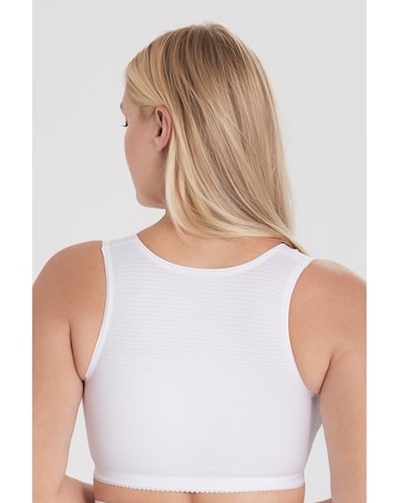 Miss Mary of Sweden Nova Front Fastening Non Wired Bra White