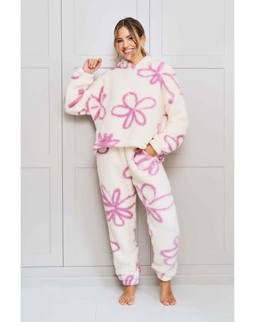 JimJamTheLabel Floral Fleece Twosie Set