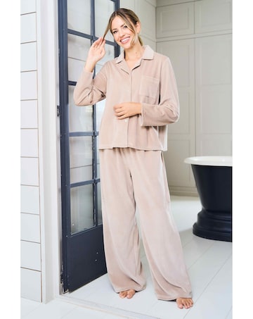 JimJamTheLabel Ribbed Revere Pyjama Set