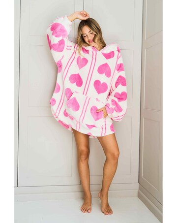 JimJamTheLabel Oversized Heart Hoodie