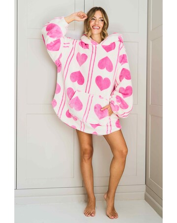 JimJamTheLabel Oversized Heart Hoodie