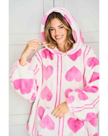 JimJamTheLabel Oversized Heart Hoodie