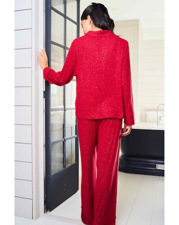 JimJamTheLabel Ribbed Sparkle Revere Pyjama Set