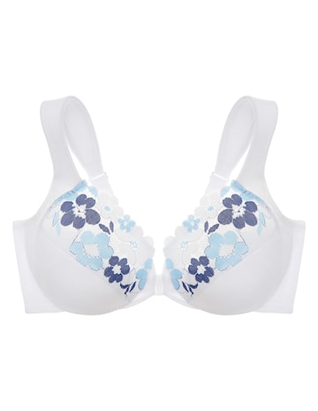 Glamorise Plus Size Front-Fastening Cotton WonderWire 1241