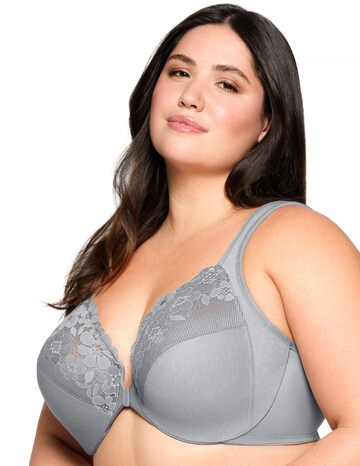 Glamorise Plus Size Front-Close Cotton WonderWire 1241