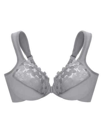 Glamorise Plus Size Front-Close Cotton WonderWire 1241