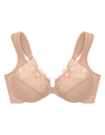 Glamorise Plus Size Front-Close Cotton WonderWire 1241