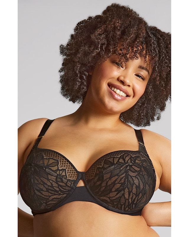 Sculptresse Sophia Black Wired Full Cup  Bra