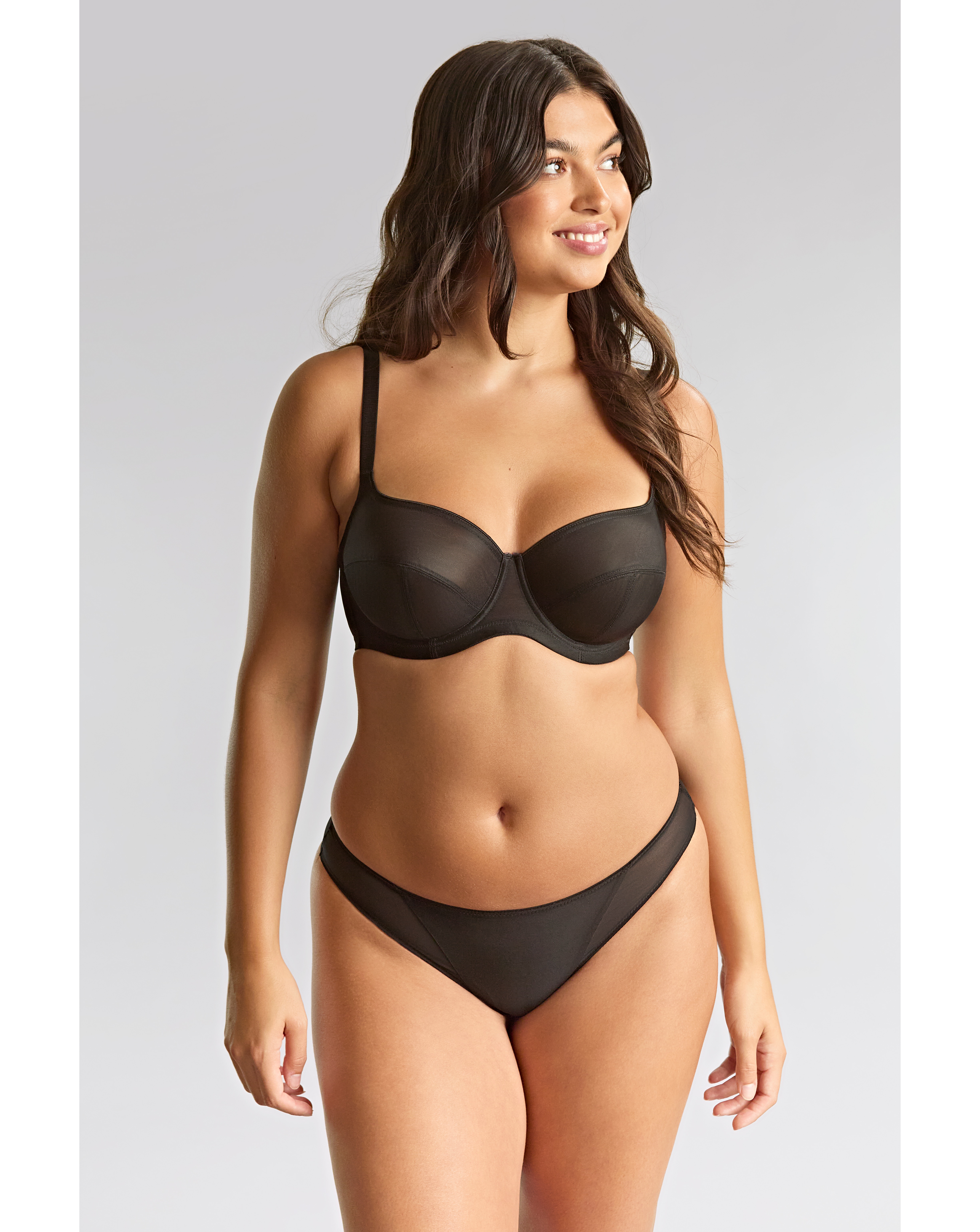 Panache Tango Essence Balcony Bra Black