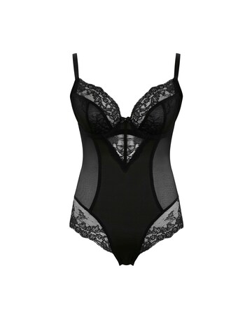 Panache Ana Black Lace Wired Plunge Body