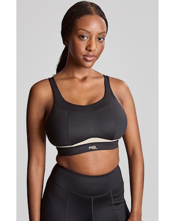 Panache Freedom Non Wired Non Padded Sports Bra Black/Chalk