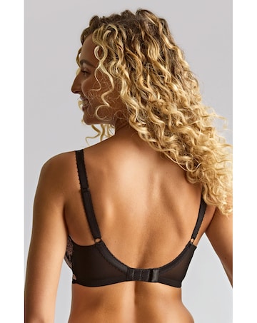 Panache Clara Full Cup Wired Bra Black/Pink