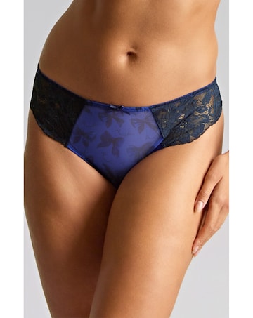 Panache Nina Brazilian Knicker Blue Bows