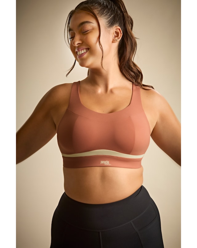Panache Freedom Non Wired Non Padded Sports Sienna Rose/Chalk