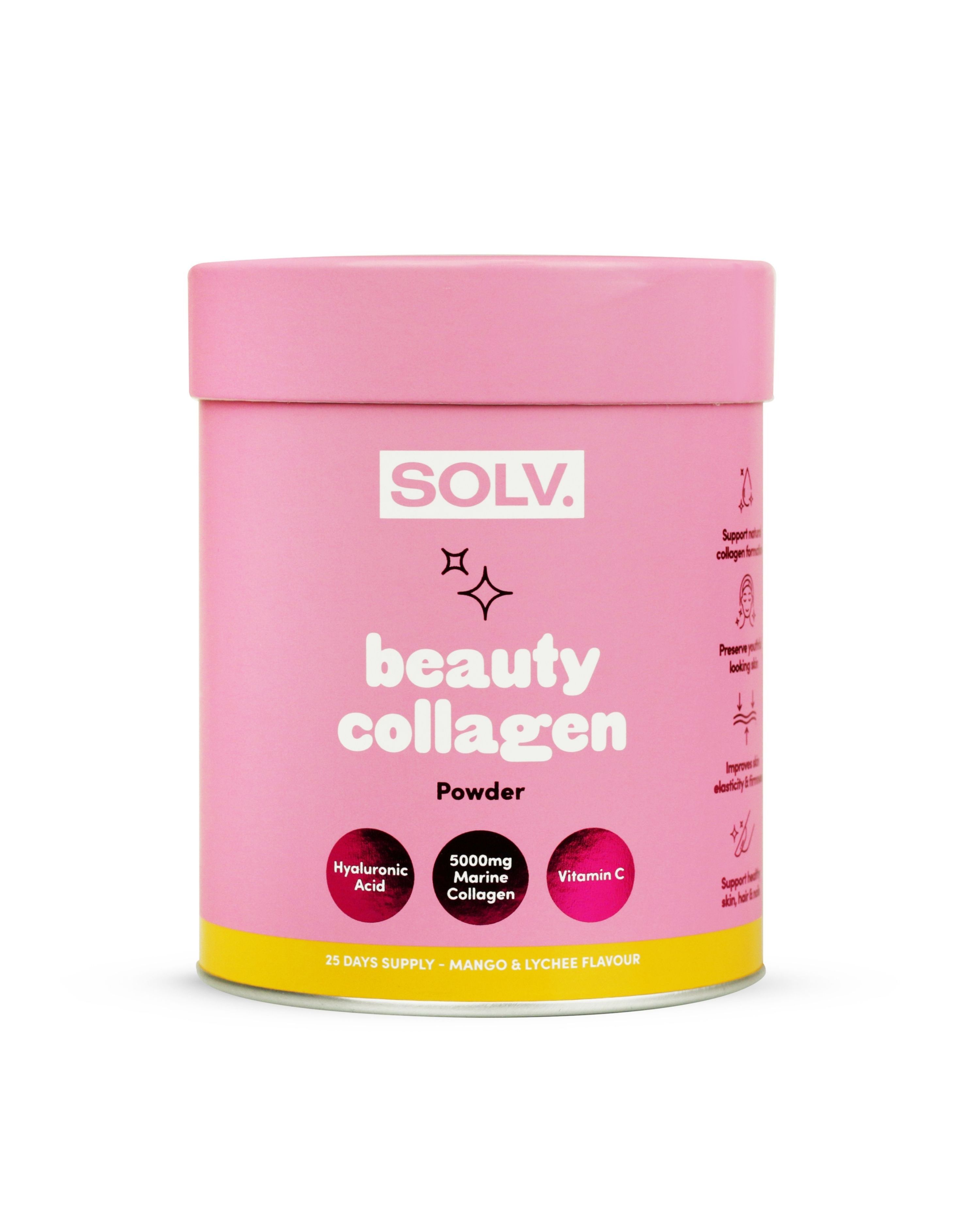 SOLV Collagen Mango, Lychee Powder 188g