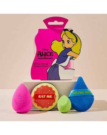Spectrum x Disney Alice In Wonderland Neon 4 Piece Sponge Set